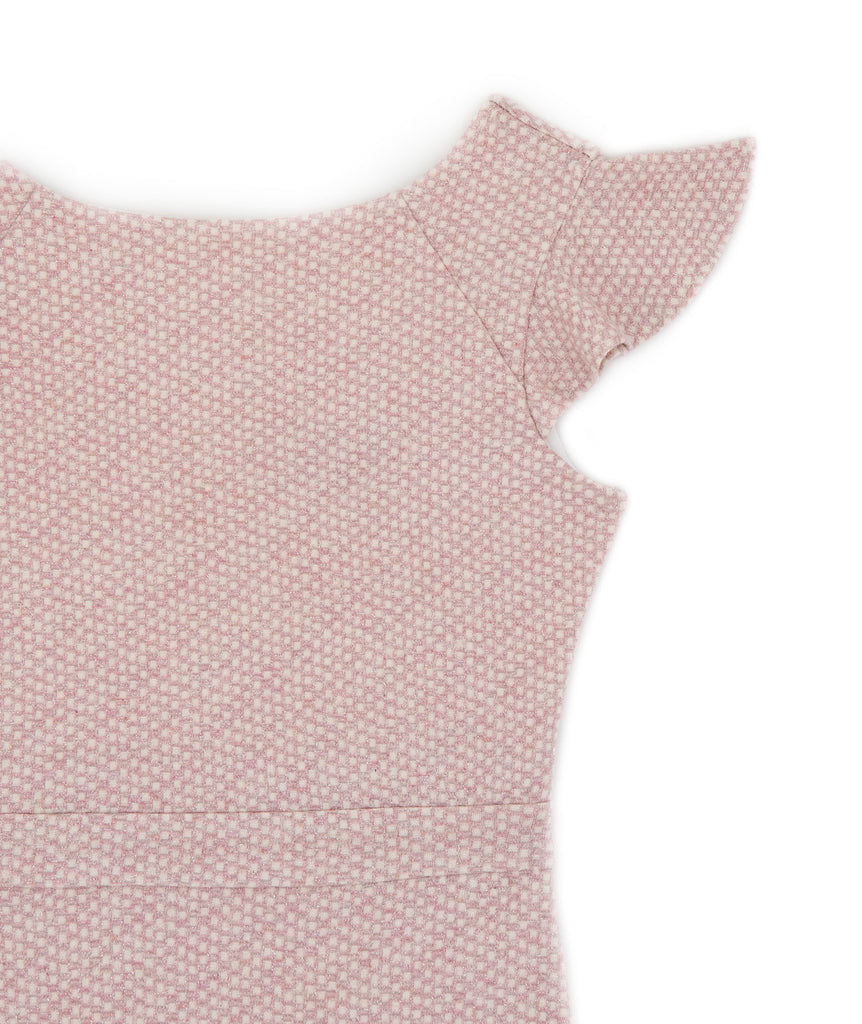 By Debra Girls Pink/Ivory Flutter Sleeve Sheath Dress Sale 2024 By Debra   