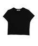 Perfect White Tee Women Springsteen Crew Baby Tee Womens Casual Tops Perfect White Tee True Black Juniors/Women XS 