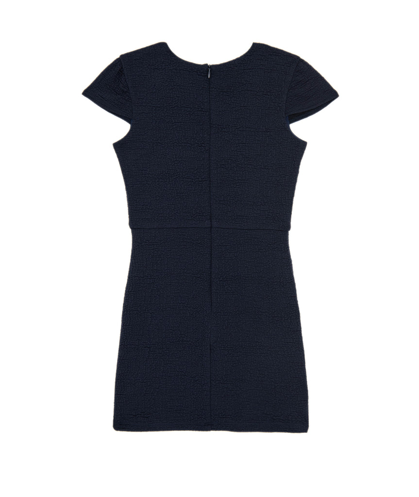 By Debra Girls Navy Ruched Cap Sleeve Dress Sale 2023 By Debra   
