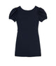 By Debra Girls Mia Navy Puff Sleeve Sheath Dress Girls Special Dresses By Debra Navy Y/XS (6X)