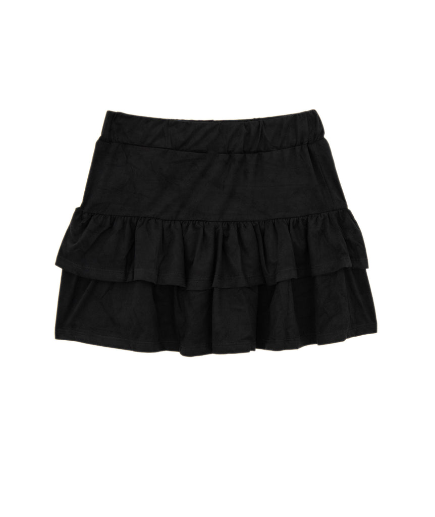 Tween Style Girls Micro Suede Tiered Skirt Girls Special Bottoms Sparkle by Stoopher   