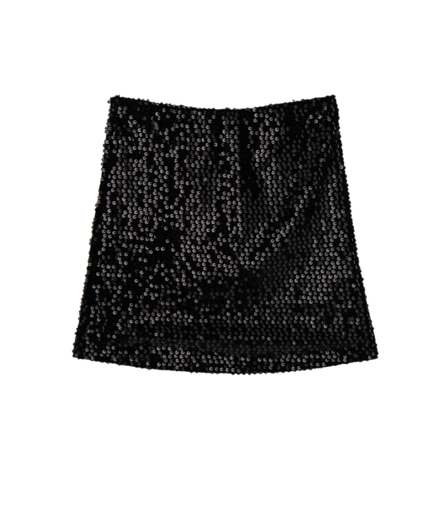 Cheryl Creations Girls Dee Sequin Skirt Distressed/seasonal girls Cheryl Creations Black Y/S (7/8) 