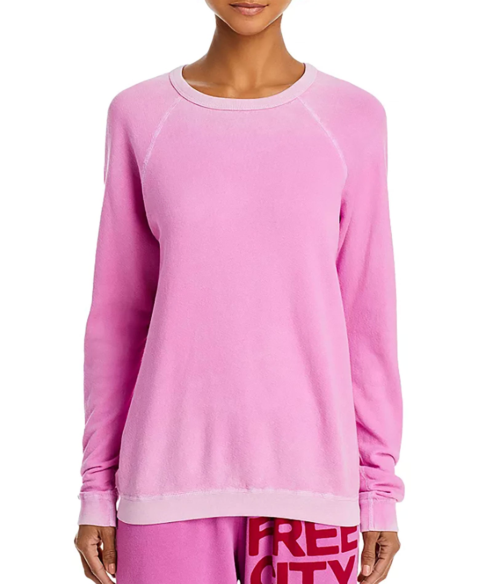 FREECITY Women Lucky Rabbits Sweatshirt Pinkshroom Womens Casual Tops FREECITY   