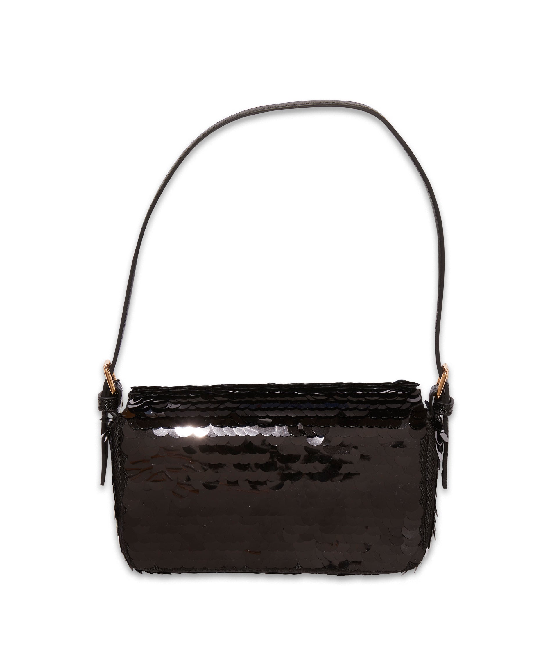 Evelina Disc Sequin Crossbody Bag Accessories Frankie's Exclusives Black