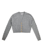 8apart Women Maisie Cable Cardigan Womens Casual Tops 8apart Grey Juniors/Women S