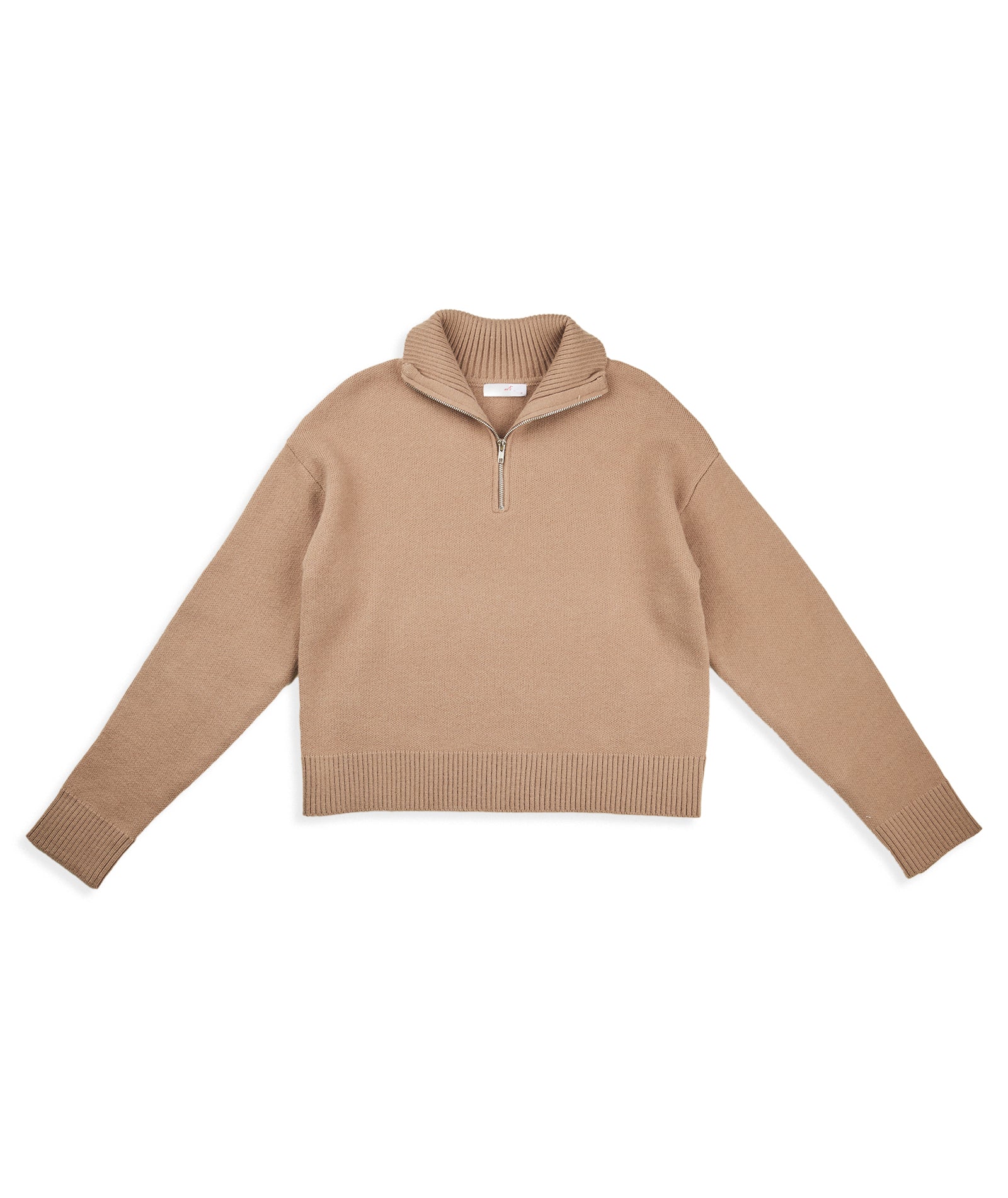 8apart Women Elliott Half Zip Sweater Womens Casual Tops 8apart Taupe Juniors/Women S