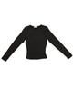 8apart Women Kylie Long Sleeve Double Layer Top Distressed/seasonal womens 8apart Black Juniors/Women S