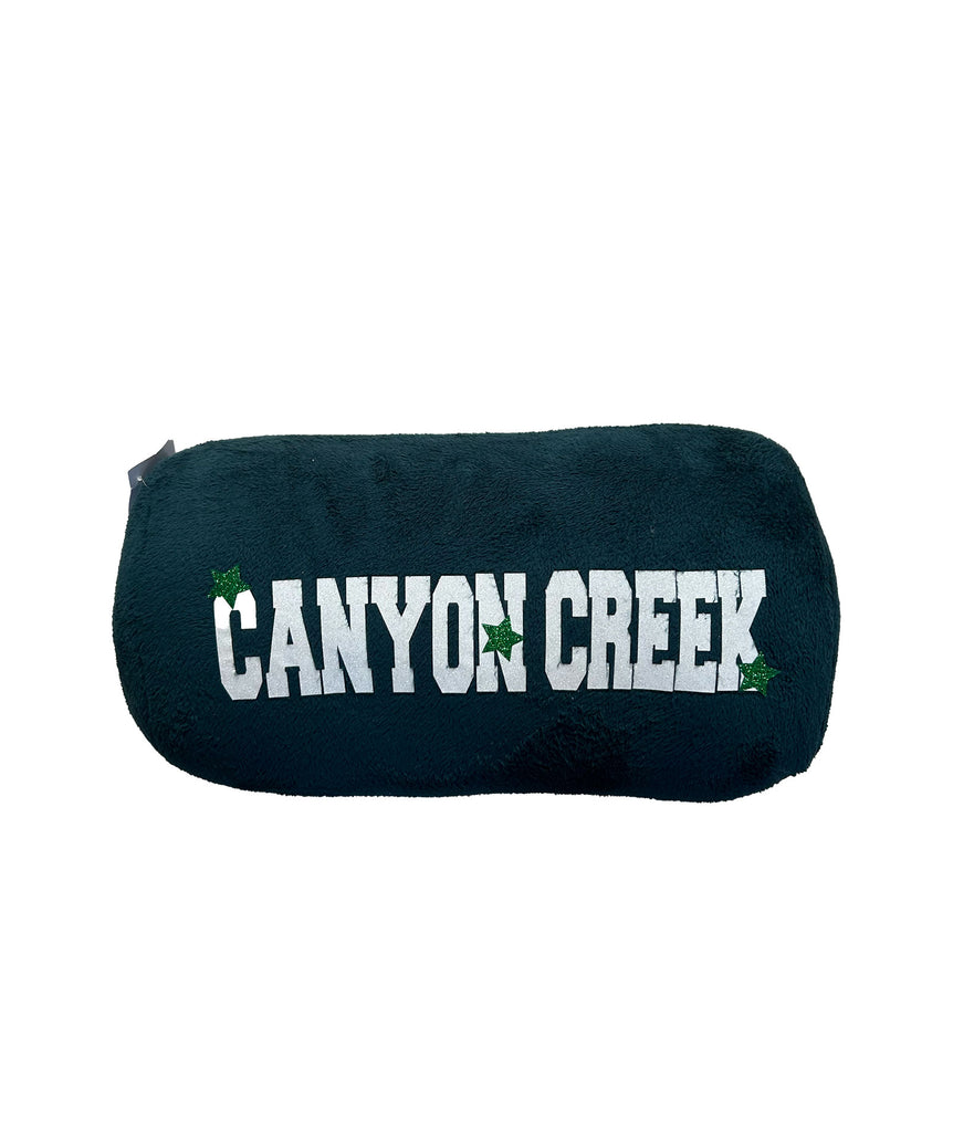 Camp Sample Bolster Pillow Green Canyon Creek Distressed/seasonal girls Frankie's Custom Shop   