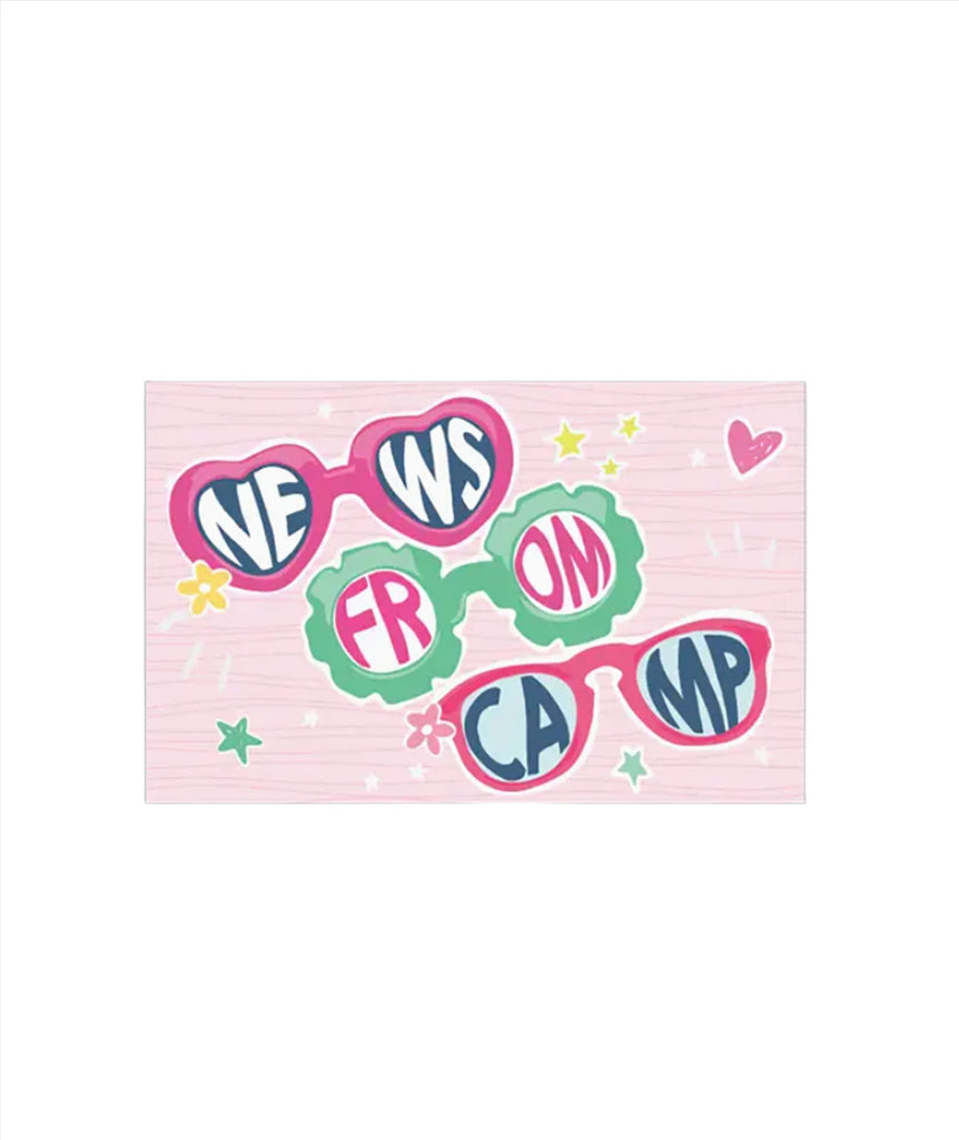 News From Camp Sunnies Pink Postcards Camp Frankie's Exclusives   