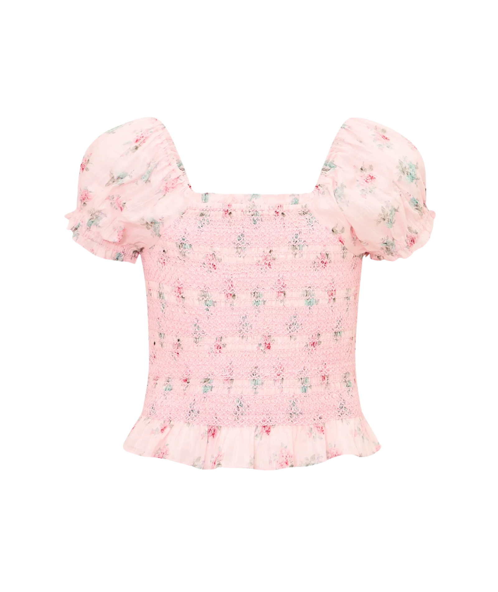 Love Shack Fancy Tween Fabielle Top Eau De Rose