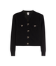 Theme Girls Mickey Cardigan Bow Buttons Girls Casual Tops Theme-NYC Black Y/S (7/8)