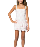 Katie J NYC Girls Felicity Dress Pico Edge Heart Girls Casual Dresses Katie J NYC Multi Y/S (7/8)