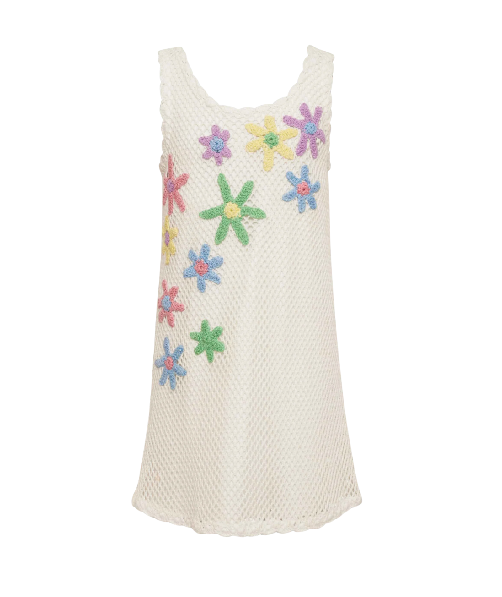 Beach Riot Girls Diana Dress Sublime Spring Crochet Girls Casual Dresses Beach Riot Multi Y/S (7/8)