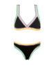 PQ Girls Rainbow Embroidered Bikini Distressed/seasonal girls PQ Girls Black Y/6
