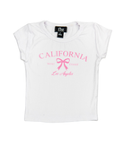 FBZ Girls Cali Girl Tee Girls Casual Tops FBZ Flowers By Zoe White Y/S (7/8)