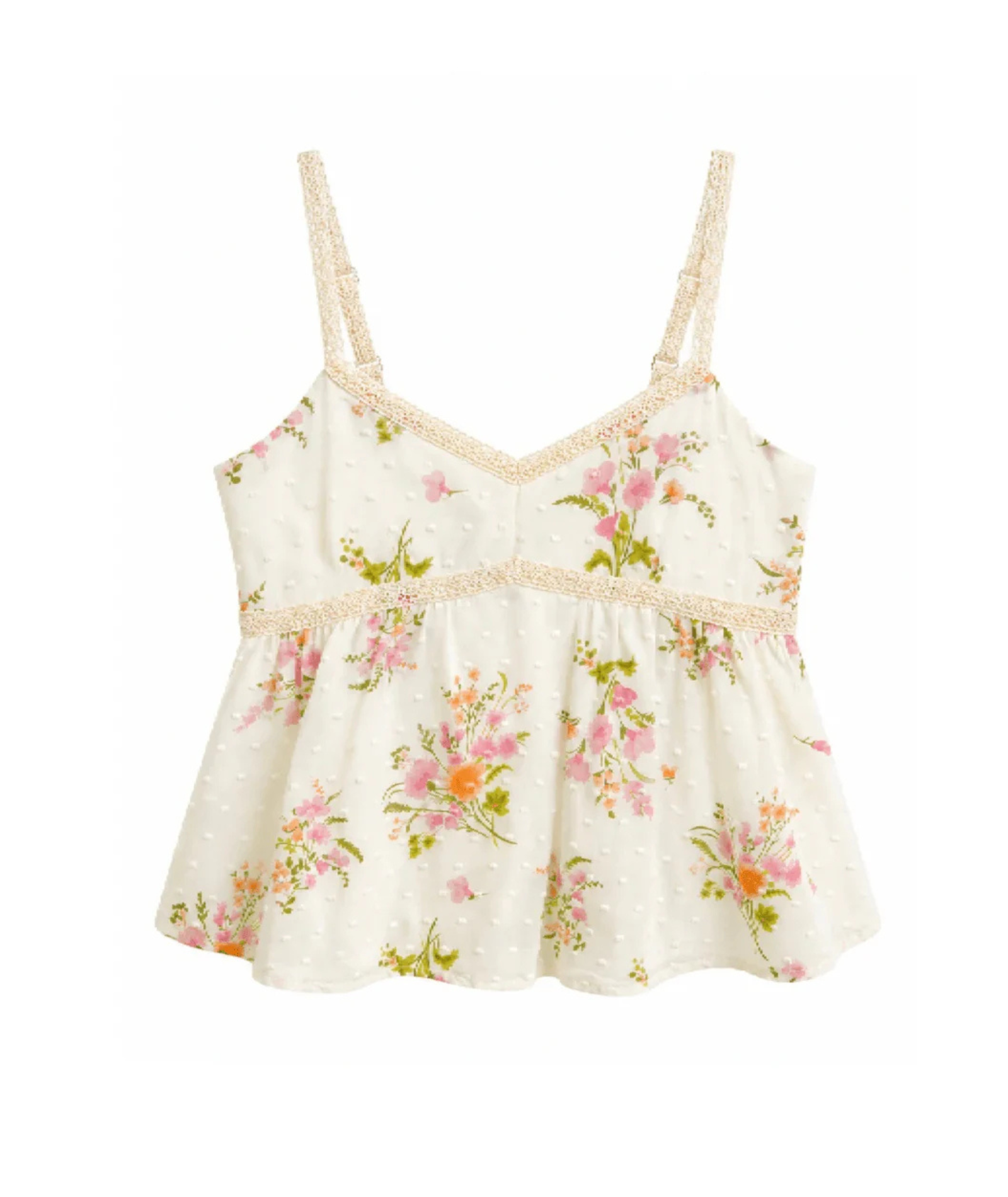 Katie J NYC Girls Vintage Wildflower Bloom Top Girls Casual Tops Katie J NYC Floral Y/S (7/8)