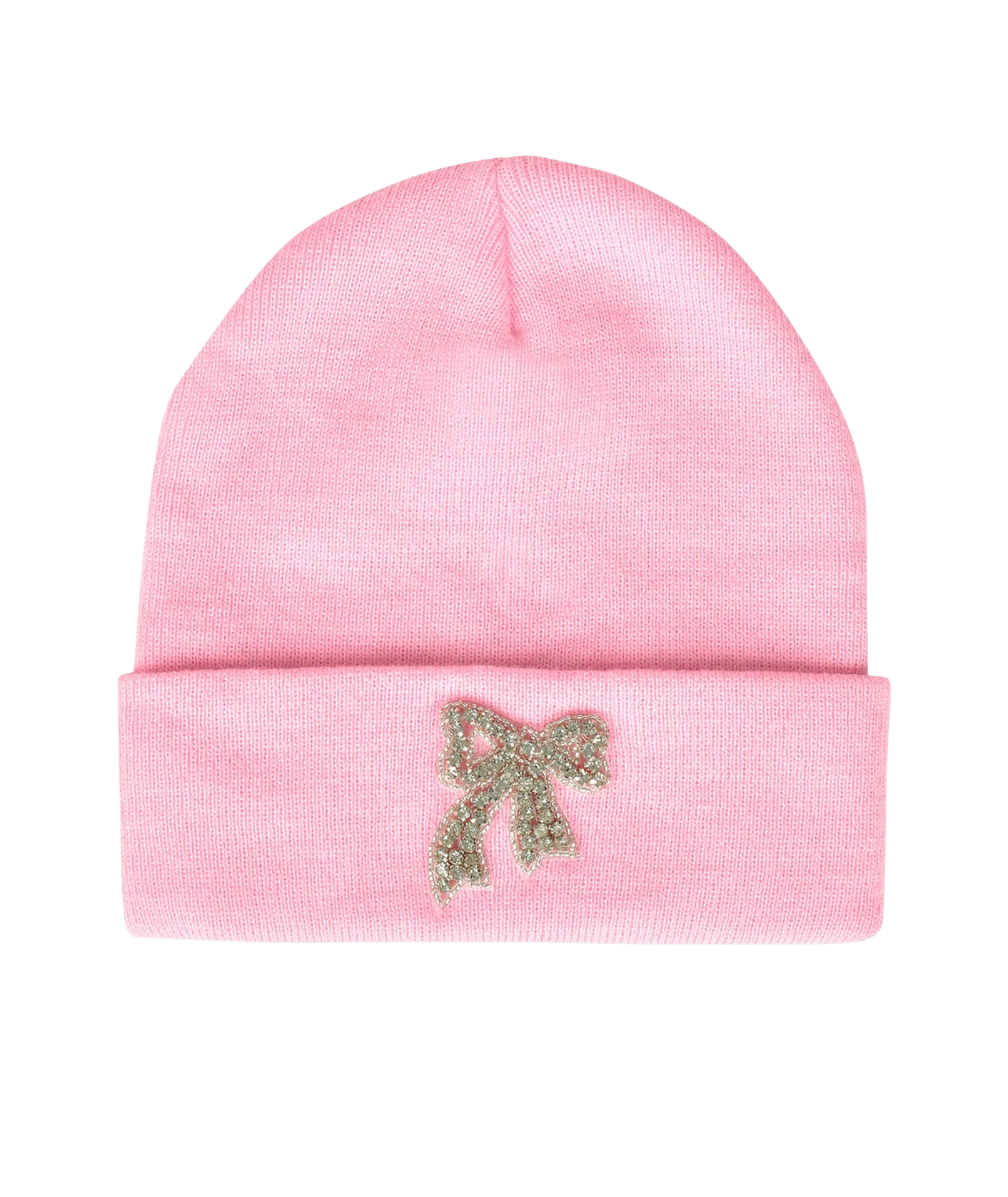Chrissy Bow Beanie Accessories iScream Pink One Size Fits Most (Y/7-Y/14)