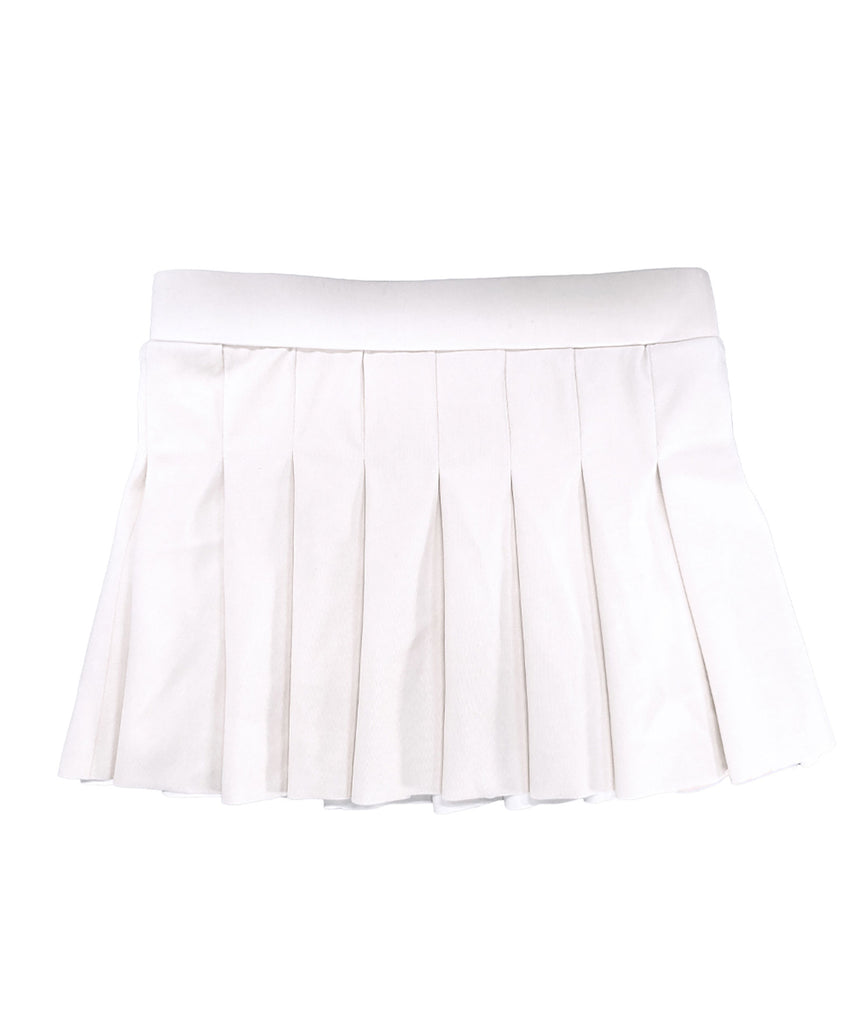 Shade Critters Girls Pleated Active Skirt Girls Casual Bottoms Shade Critters White Y/S (7/8) 