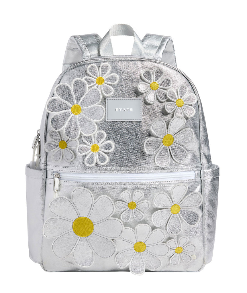 State Bags Kane Kids Double Pocket Backpack 3D Daisies Accessories State bags   