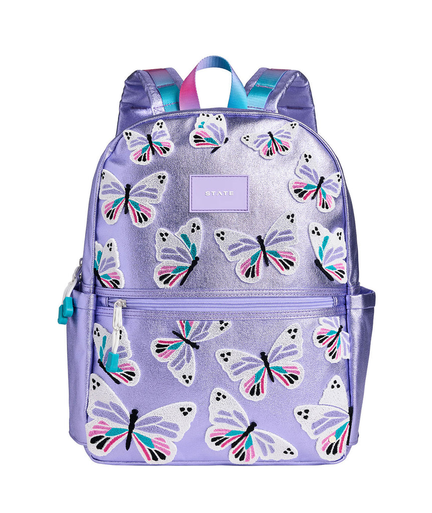 State Bags Kane Kids Double Pocket Backpack 3D Butterfly Accessories State bags   