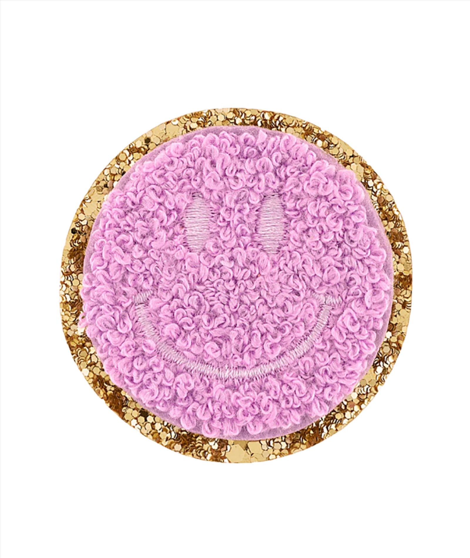 Stoney Clover Glitter Smiley Face Patch Accessories Stoney Clover Lane Grape  