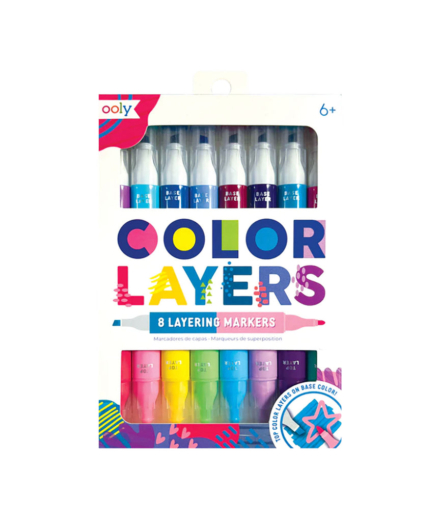 Color Layers Double Ended Markers - Set of 8 Accessories ooly   