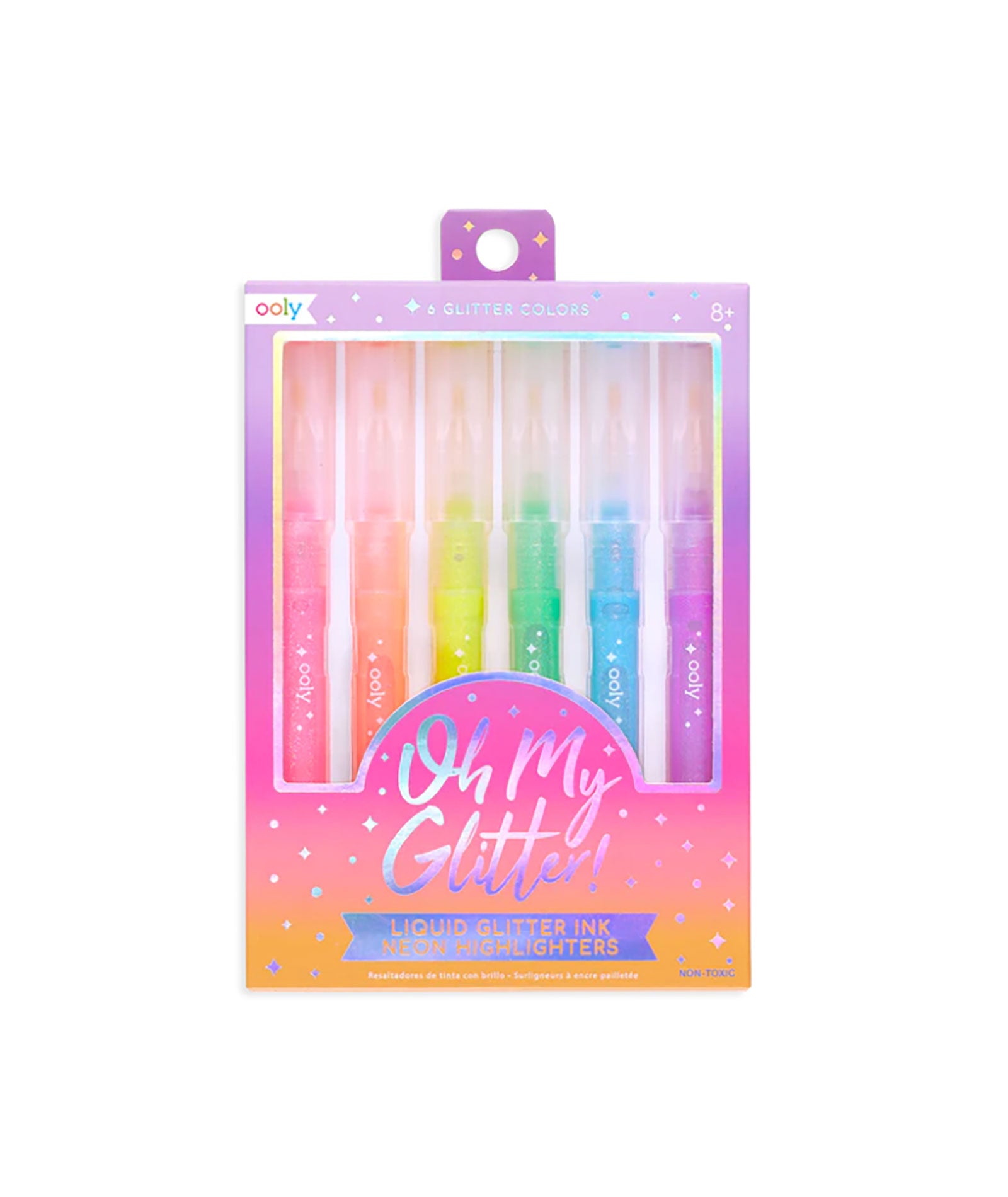 Oh My Glitter! Retractable Gel Pens - Set of 4 - OOLY