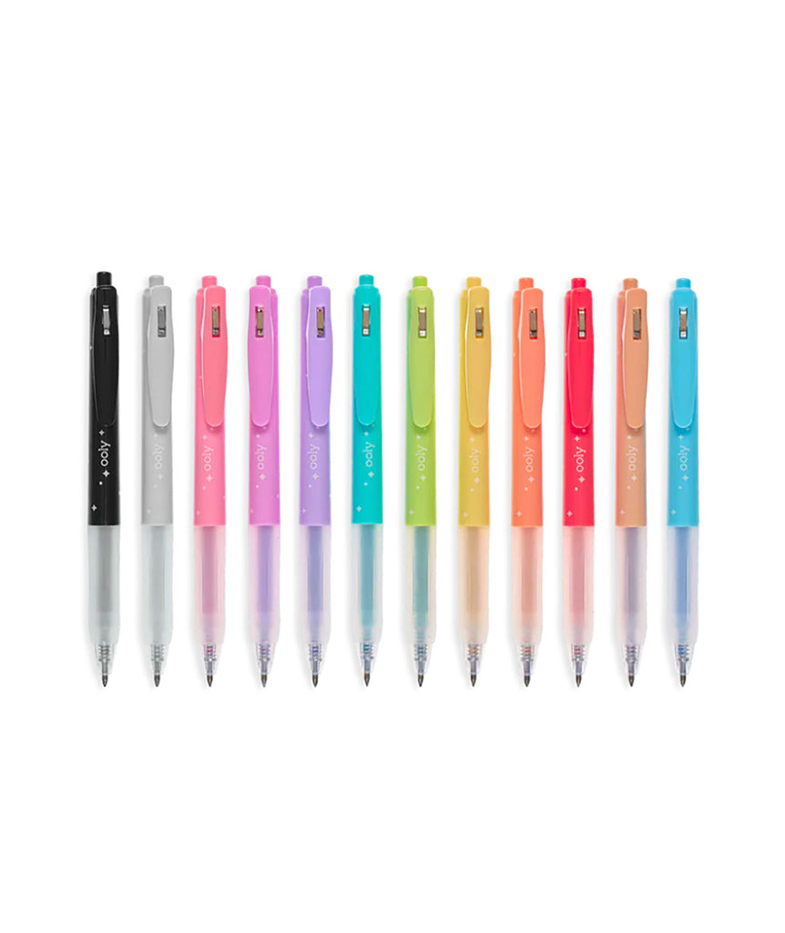 Oh My Glitter Gel Pens - Set of 12 Accessories ooly   