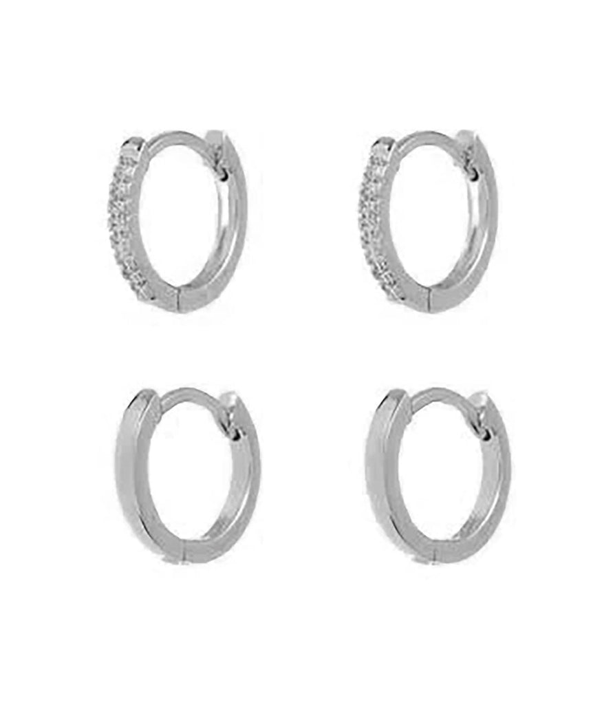 Luv AJ Sorrento Huggies Jewelry - Trend Luv AJ Silver  