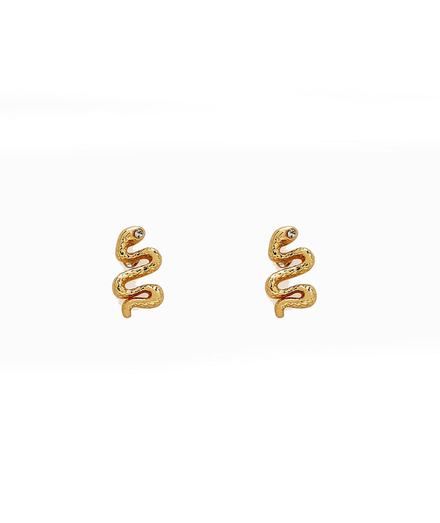Pura Vida Snake Stud Earrings Jewelry - Trend Pura Vida   
