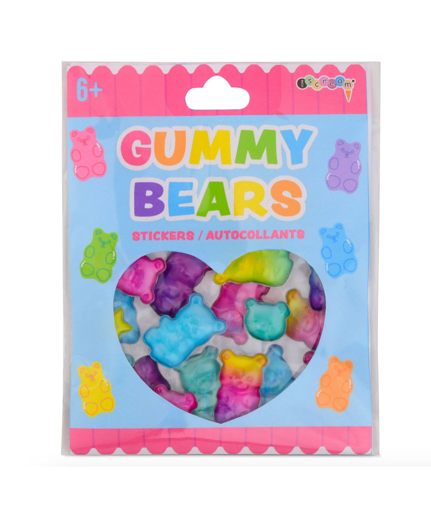 iScream Gummy Bear Gel Stickers Accessories iScream   