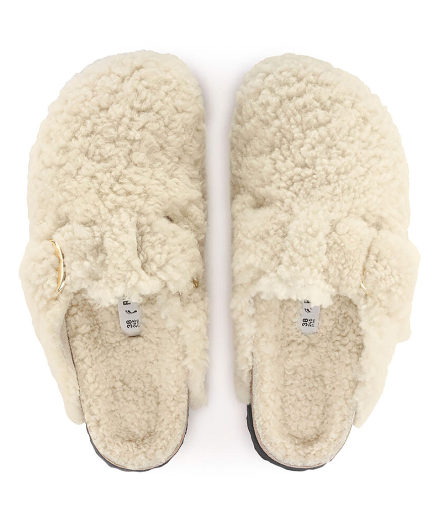 Birkenstock Boston Teddy Eggshell - Narrow Fit Accessories Birkenstock   