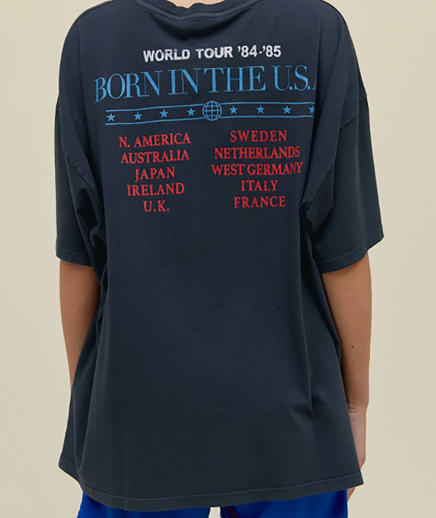 Daydreamer Women Bruce Springsteen Born in the USA Tee Womens Casual Tops Daydreamer   