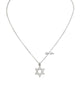 Star of David Open CZ Necklace Jewelry - Young Frankie's Exclusives Silver  