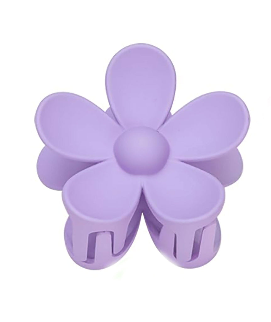 Round Daisy Hair Clips Accessories Frankie's Exclusives Purple  