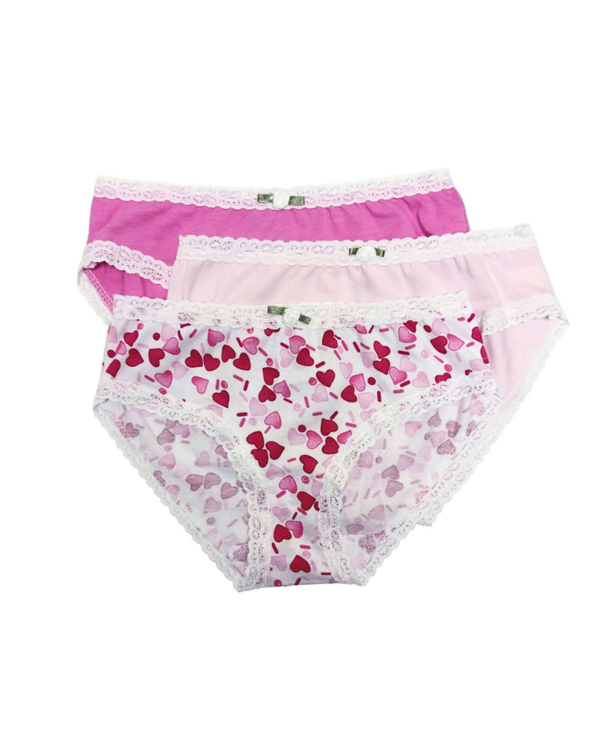 Esme Girls Sprinkled Hearts Panty Set Accessories Esme   