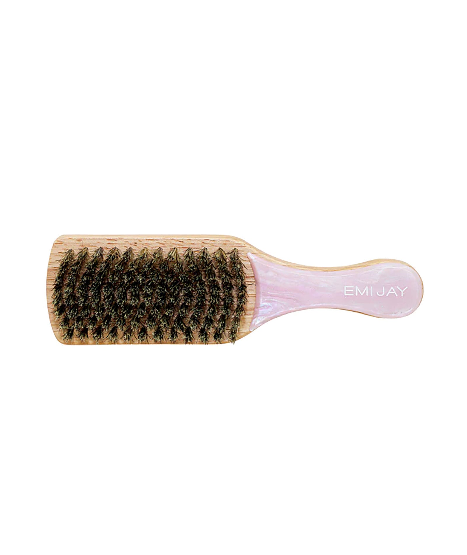 Emi Jay Mini Boar Bristle Brush in Pink Sugar Accessories Emi Jay   