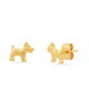 TAI Westie Dog Studs Jewelry - Trend TAI Gold
