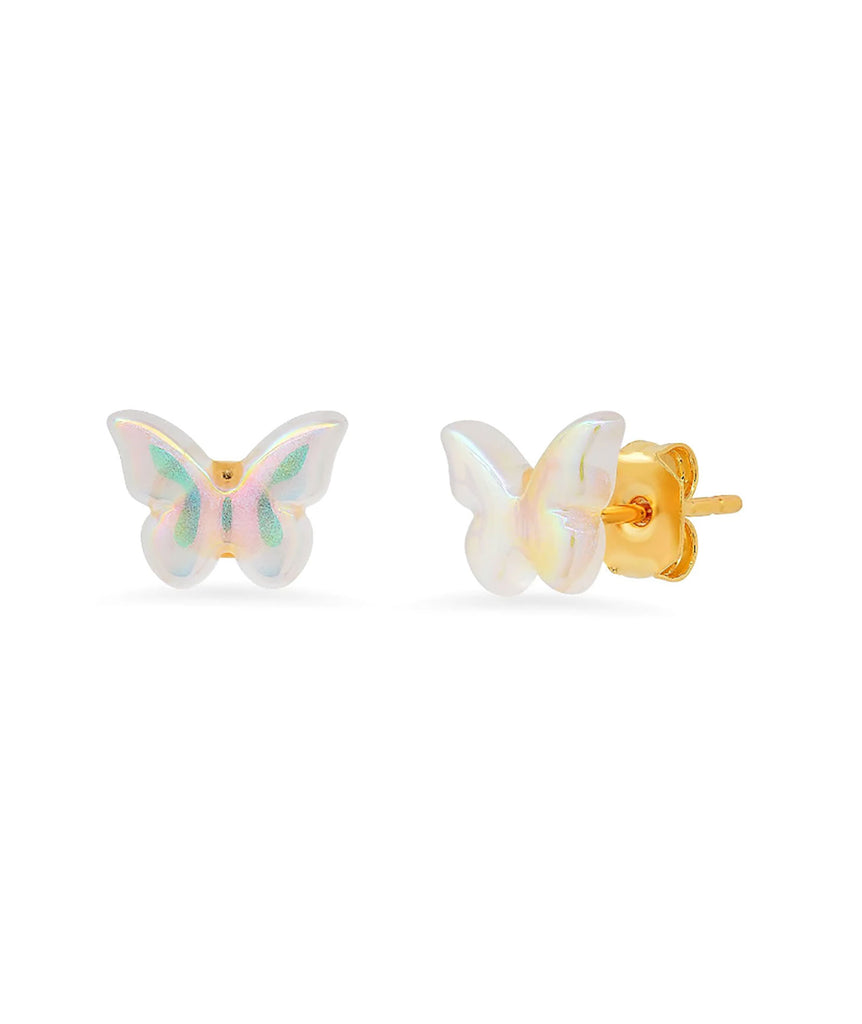 TAI Iridescent Butterfly Studs Jewelry - Trend TAI   