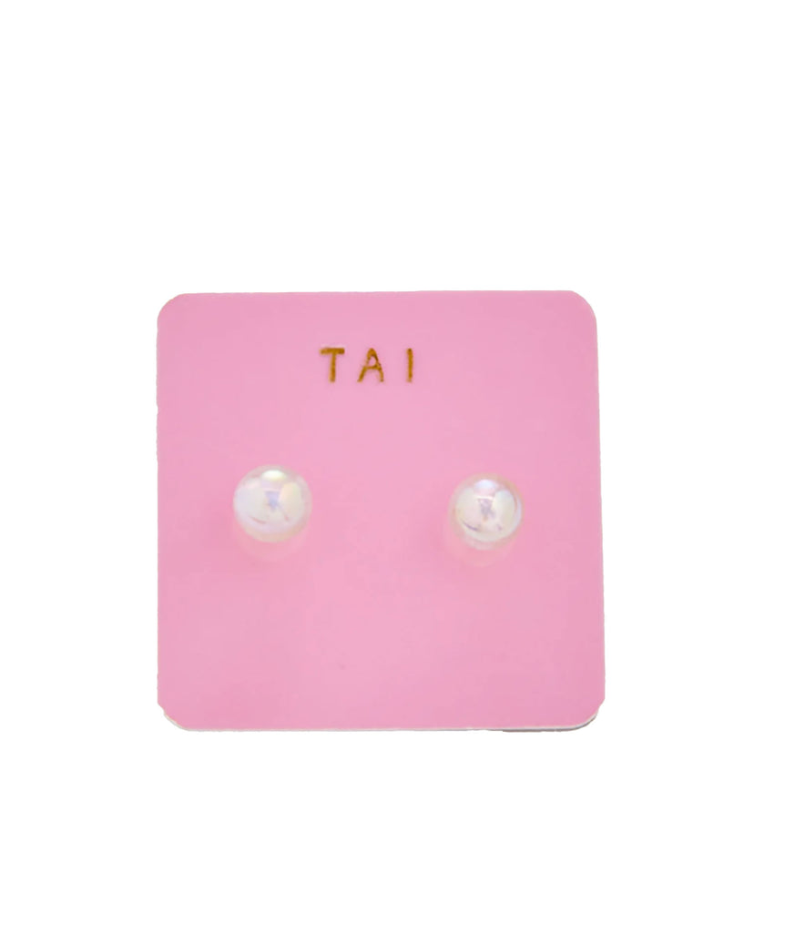 TAI Iridescent Ball Studs Jewelry - Trend TAI   
