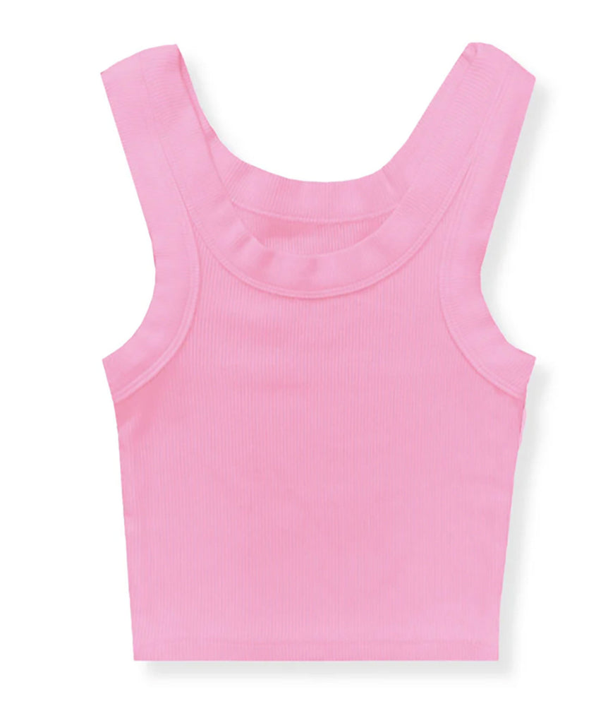 Katie J NYC Girls Livi Long Tank Girls Casual Tops Katie J NYC Cotton Candy Y/S (7/8) 