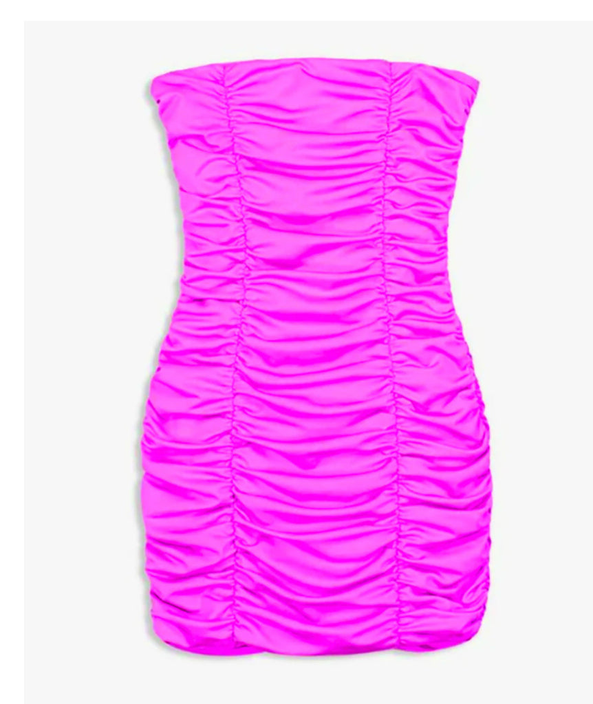 Katie J NYC Girls Amber Dress Sale 2024 Katie J NYC Neon Pink Y/S (7/8) 