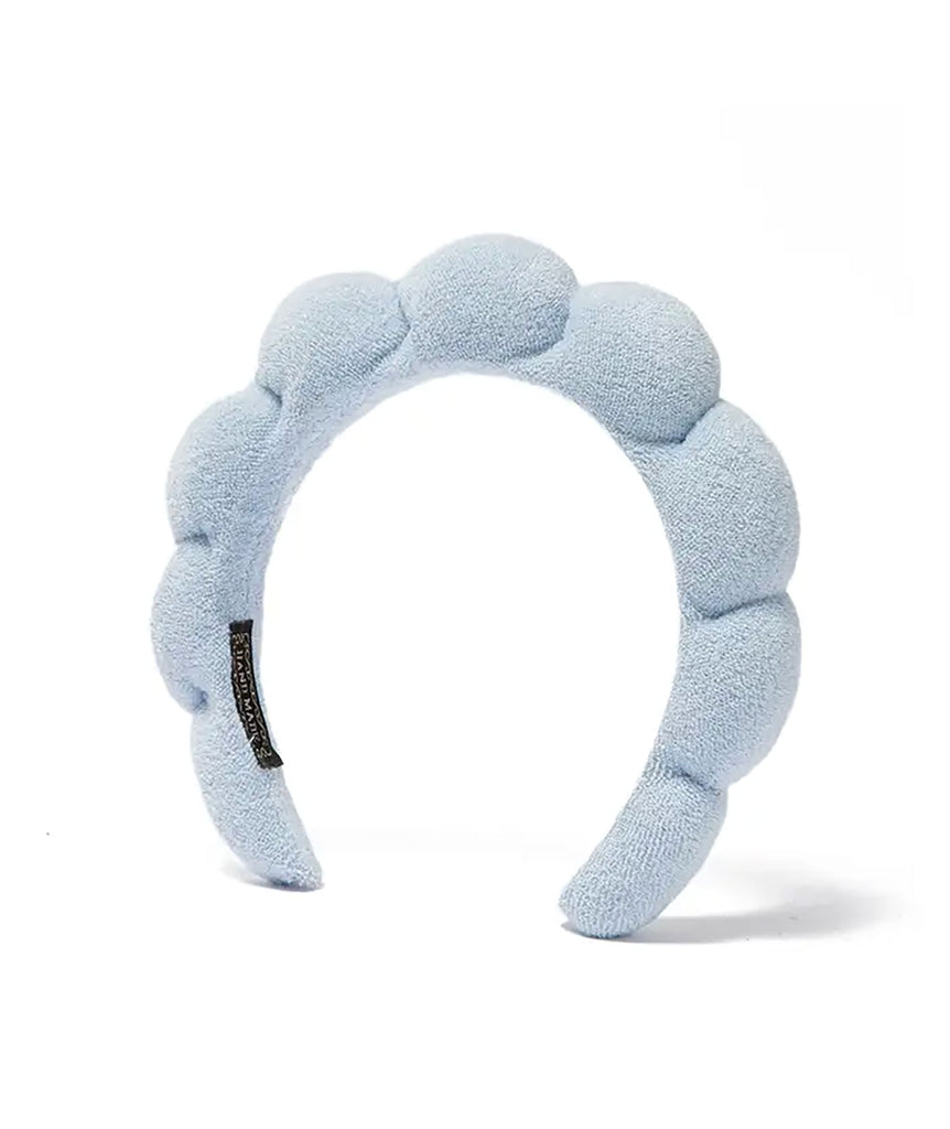 Bubbles Spa Headband Accessories Frankie's Exclusives Light Blue  