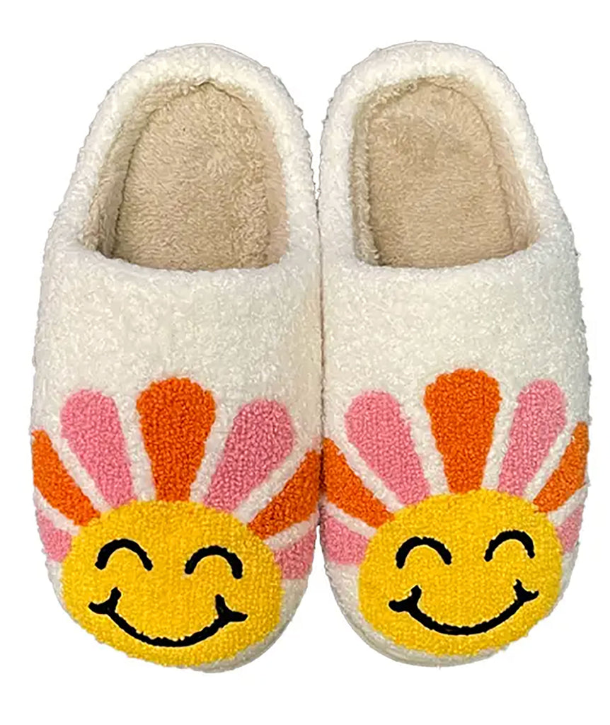 Sunshine Smiles Comfy Slippers Accessories Frankie's Exclusives   