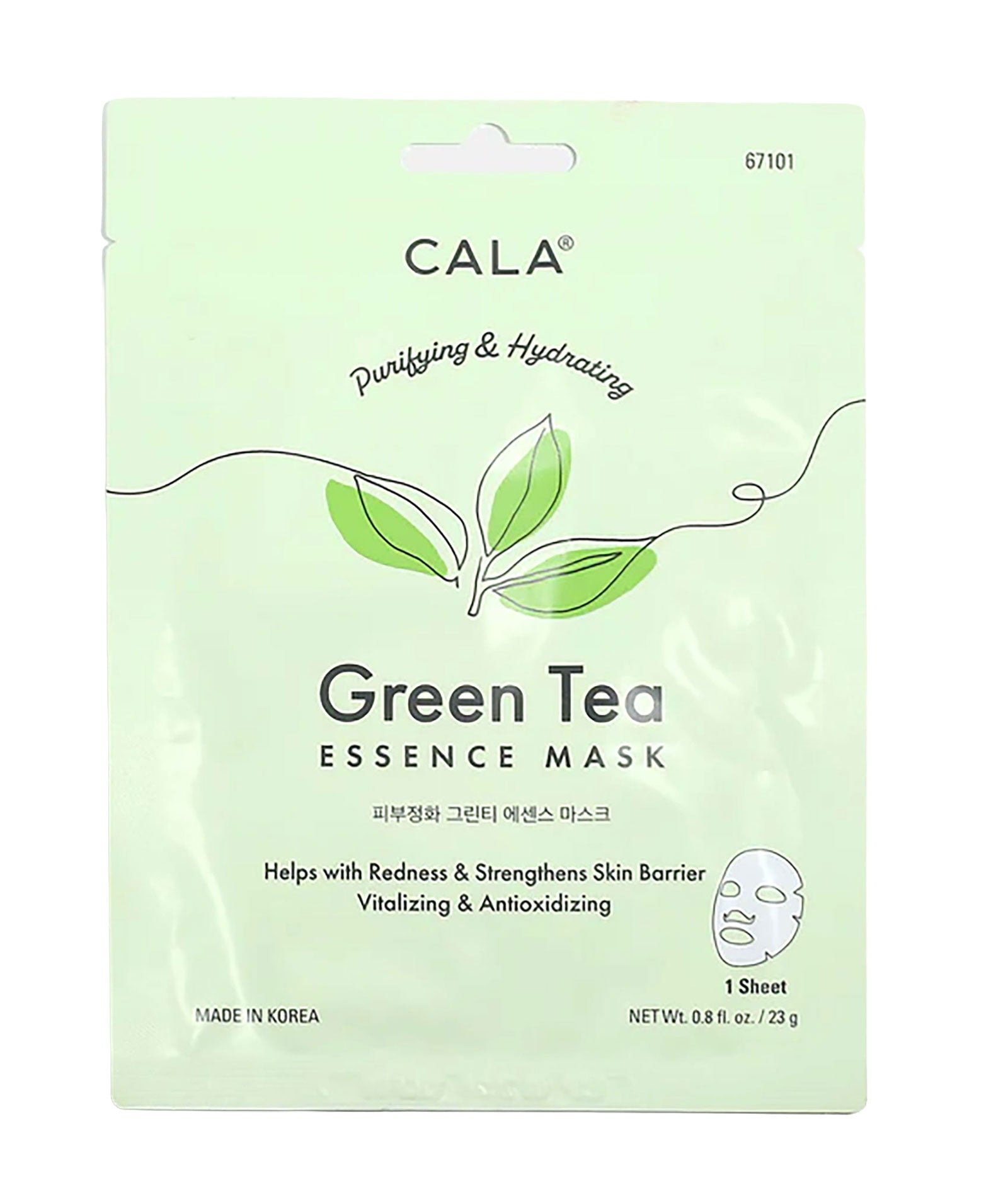 Green Tea Essence Sheet Face Mask Accessories Frankie's Exclusives Multi