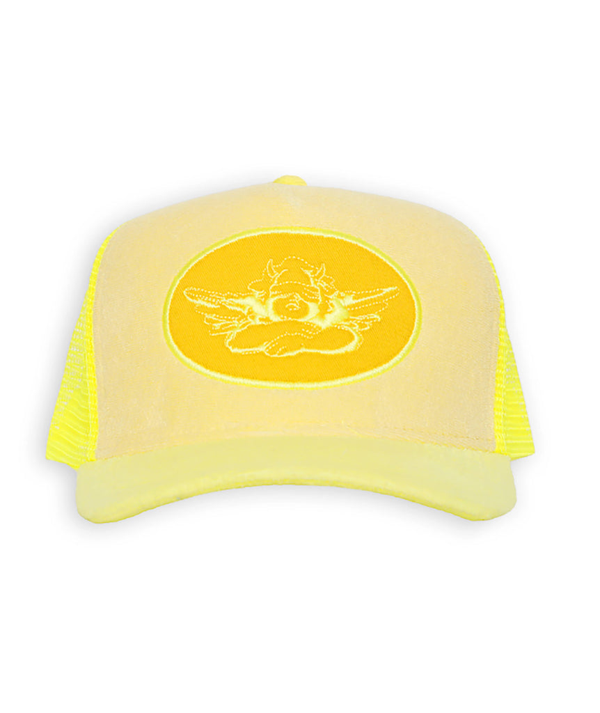 Boys Lie Trucker Hat Lemon Drop Logo Accessories Boys Lie   