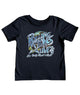 Rowdy Sprout Girls Rolling Stones Tee Distressed/seasonal girls Rowdy Sprout Black Y/XS (6X)