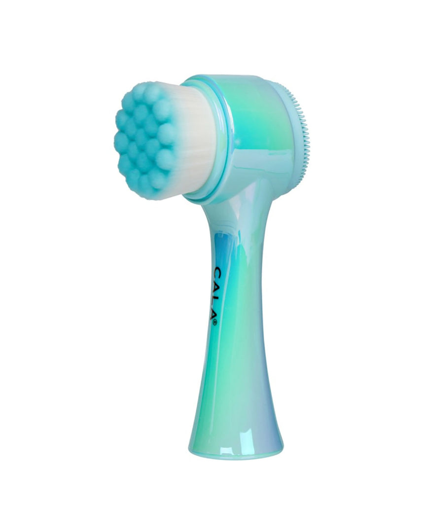 Dual Action Iridescent Facial Cleansing Brush Accessories Frankie's Exclusives Blue  