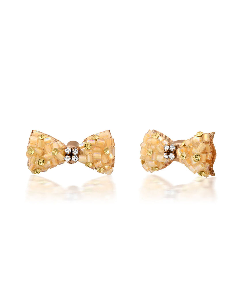 TAI Beaded Bow Earrings Jewelry - Trend TAI   