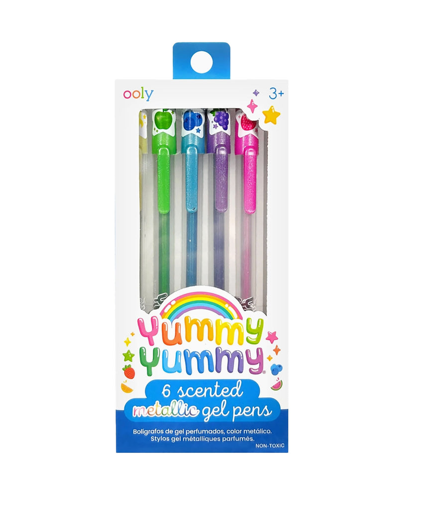 Yummy Yummy Scented Gel Pens Metallic - Set of 6 Accessories ooly   